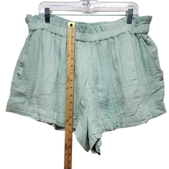 Roxy Womens Blue Surf Linen Shorts Size XXL - Picture 4 of 8
